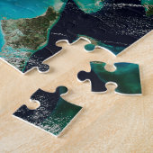 フロリダの衛星表示。 ジグソーパズル (側面)