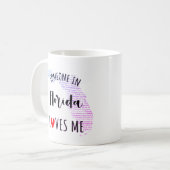 フロリダの誰かが私を愛しているマップのコーヒーマグ コーヒーマグカップ (正面左)