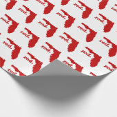 フロリダの赤い州 ラッピングペーパー (角)