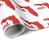 フロリダの赤い州 ラッピングペーパー (ロールコーナー)