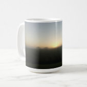 フロリダの農場の朝の日の出　自然の写真 コーヒーマグカップ (正面左)