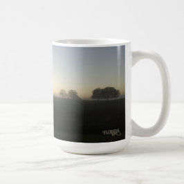 フロリダの農場の朝の日の出　自然の写真 コーヒーマグカップ