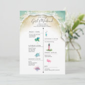 フロリダの週末のタイムラインの宛先の結婚式 (スタンド正面)