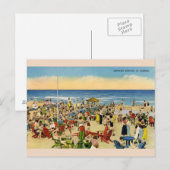 フロリダの郵便はがきのヴィンテージのSurfsideの踊り ポストカード (正面/裏面)