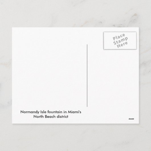 フロリダの郵便はがきの休暇の季節 シーズンポストカード (裏面)