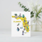 フロリダの都市専攻の地図観光客先 ポストカード (スタンド正面)