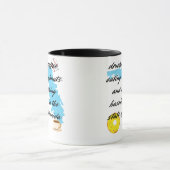 フロリダの野球とコーヒーとドーナツ マグカップ (中央)