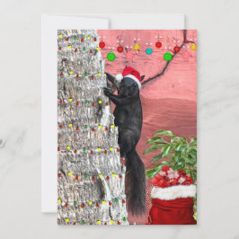 フロリダの野生動物のクリスマスフラットホリデーカード シーズンカード