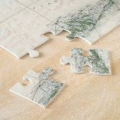 フロリダの鍵(1859年)のヴィンテージの地図 ジグソーパズル (側面)