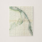 フロリダの鍵(1859年)のヴィンテージの地図 ジグソーパズル (縦)