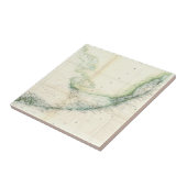 フロリダの鍵(1859年)のヴィンテージの地図 タイル (側面)