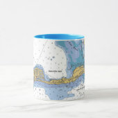 フロリダの鍵、Matecumbeの主航海のな図表のマグ マグカップ (中央)