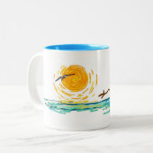 フロリダの雪だるま ツートーンマグカップ (正面左)