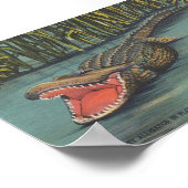 フロリダの飢えたアリゲーター ポスター (角)