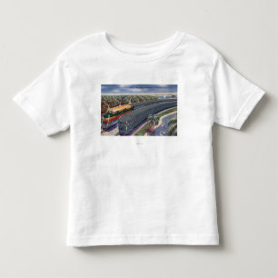 フロリダの高地の銀製の流星"海岸" トドラーTシャツ
