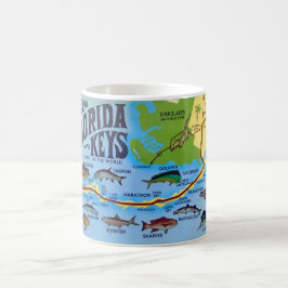 フロリダの魚鍵マグ コーヒーマグカップ
