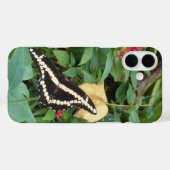 フロリダの黄色の(昆虫)オオカバマダラ、モナークと花 Case-Mate iPhoneケース (裏面 (横))