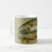 フロリダの1905年のわにボーダーマグ コーヒーマグカップ (正面左)