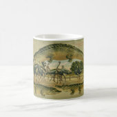 フロリダの1905年のわにボーダーマグ コーヒーマグカップ (中央)