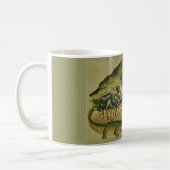 フロリダの1905年のわにボーダーマグ コーヒーマグカップ (左)