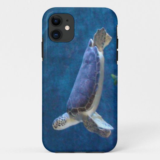 フロリダのCellケースから救出されたアカウミガメ Case-Mate iPhoneケース (裏面)