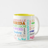 フロリダはマグを置きます ツートーンマグカップ (正面右)