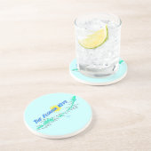 フロリダは地図のレトロのイラストレーションを調整します コースター (側面)