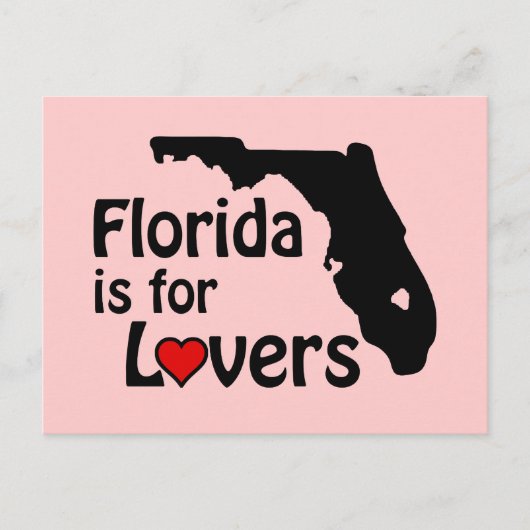 フロリダは恋人向けはがき ポストカード (正面)