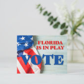 フロリダは投票遊中で、有権者を出すGOTV ポストカード (スタンド正面)