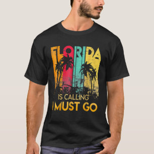 フロリダは私が行かなければならない呼び出しヴィンテージ夏のビーチ Tシャツ