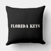 フロリダは軽い水または黒の装飾用クッションを調整します クッション (裏面)