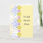 フロリダへの発表内容の移動 サンキューカード (正面)