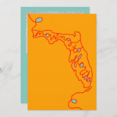 フロリダへの移住 案内状 (正面/裏面)