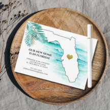 フロリダへの移動州マップ金ゴールドハートニューホーム