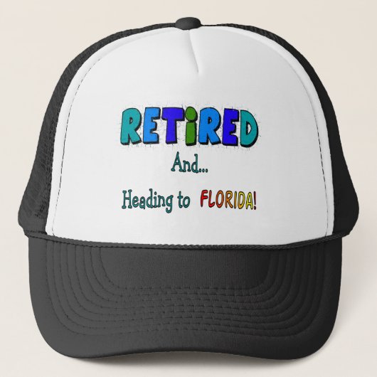 フロリダへの退職した、ヘッディング キャップ (正面)