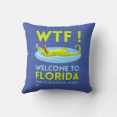 フロリダへようこそおもしろい」 クッション (裏面)