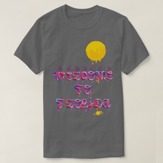 フロリダへようこそ太陽焼いた州Tシャツ Tシャツ (デザイン正面)