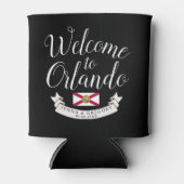 フロリダへようこそ |行き先結婚式 缶クーラー (正面)
