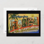 フロリダよりご挨拶 サンシャインの地から ポストカード (正面/裏面)