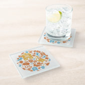 フロリダアイコン ガラスコースター (アングル)