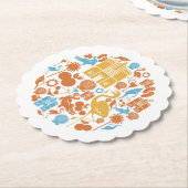 フロリダアイコン ペーパーコースター (アングル)