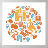 フロリダアイコン ポスター (正面)