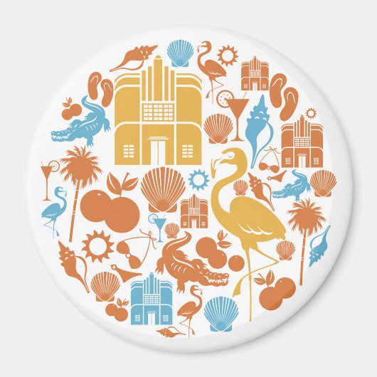 フロリダアイコン マグネット (正面)