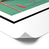 フロリダアトラクションマップポスタープリント ポスター (角)