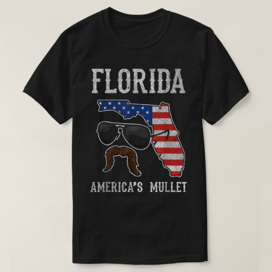 フロリダアメリカのマレーおもしろいト愛国的アメリカ Tシャツ (デザイン正面)