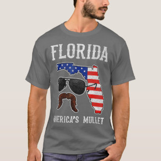 フロリダアメリカムレットおもしろい愛国的アメリカF Tシャツ