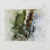 フロリダアリゲーター絵画ズ シーズンポストカード (正面)