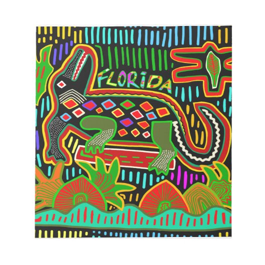 フロリダアリゲーター – ハリケーン・クリッター ノートパッド (正面)