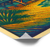 フロリダアートプリントポスター ポスター (角)