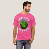 フロリダイグアナおもしろいハンター Tシャツ (正面フル)